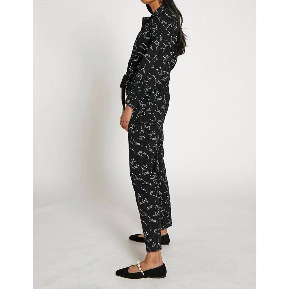 NEW RACHEL ANTONOFF ziggy jumpsuit in navy/white - Picture 2 of 3
